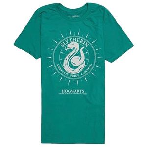 Harry Potter T-Shirt S Slytherin Hogwarts Green